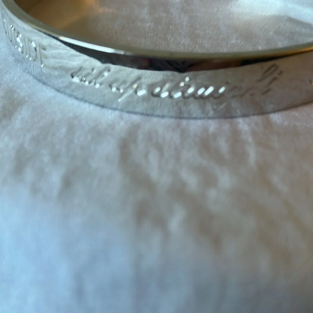 Kate Spade: Silver Tone Bracelet- “Mom Said So”- - Picture 6 of 12